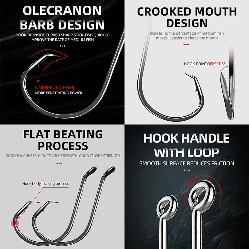 ShareShark 50pcs/box 7384 High - Fishing Hook Circle review and price