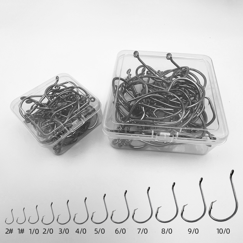 ShareShark 50pcs/box 7384 High - Fishing Hook Circle review and price