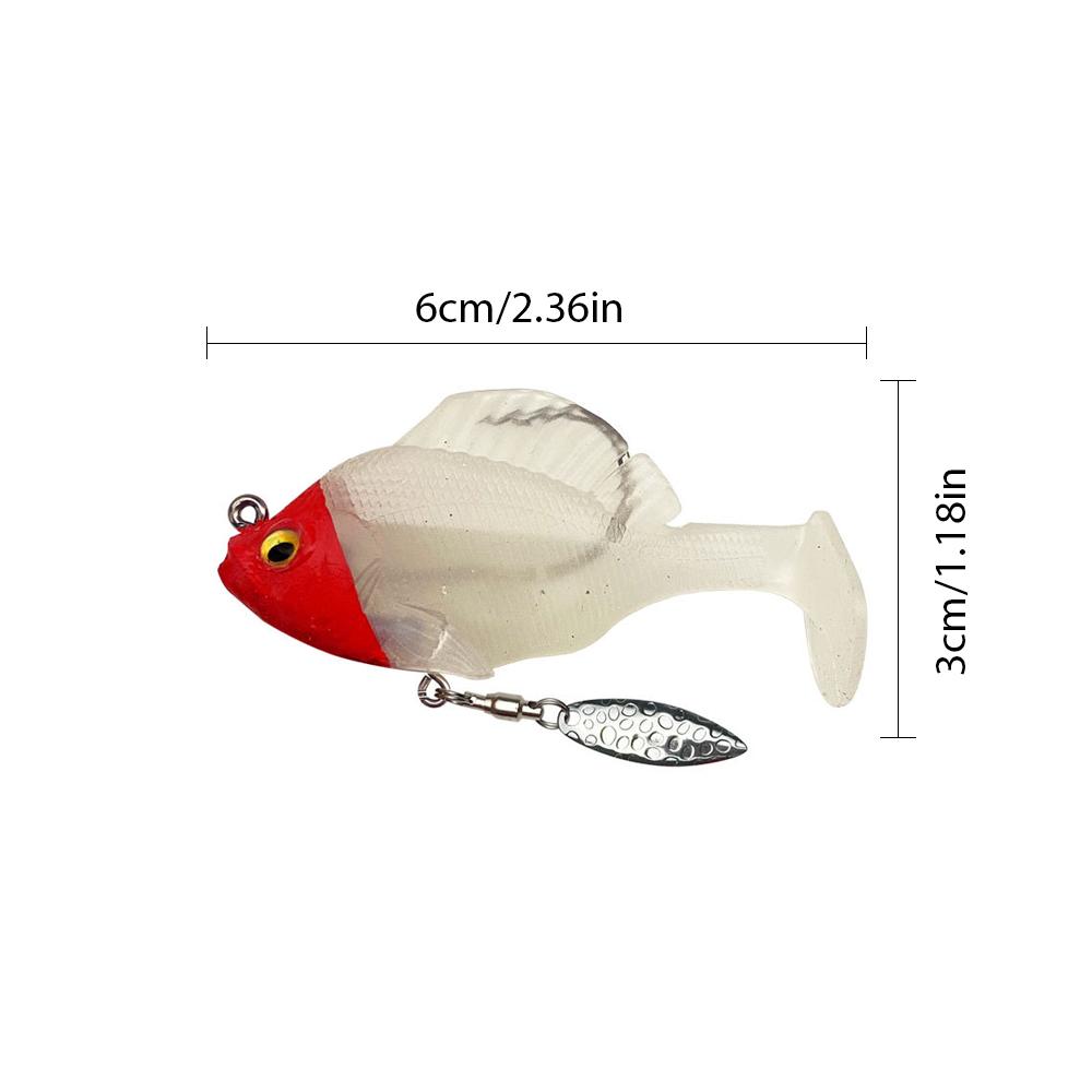 6Pcs Soft Fishing Lures Pre-Ri - Fishing Hook Weedless review and price
