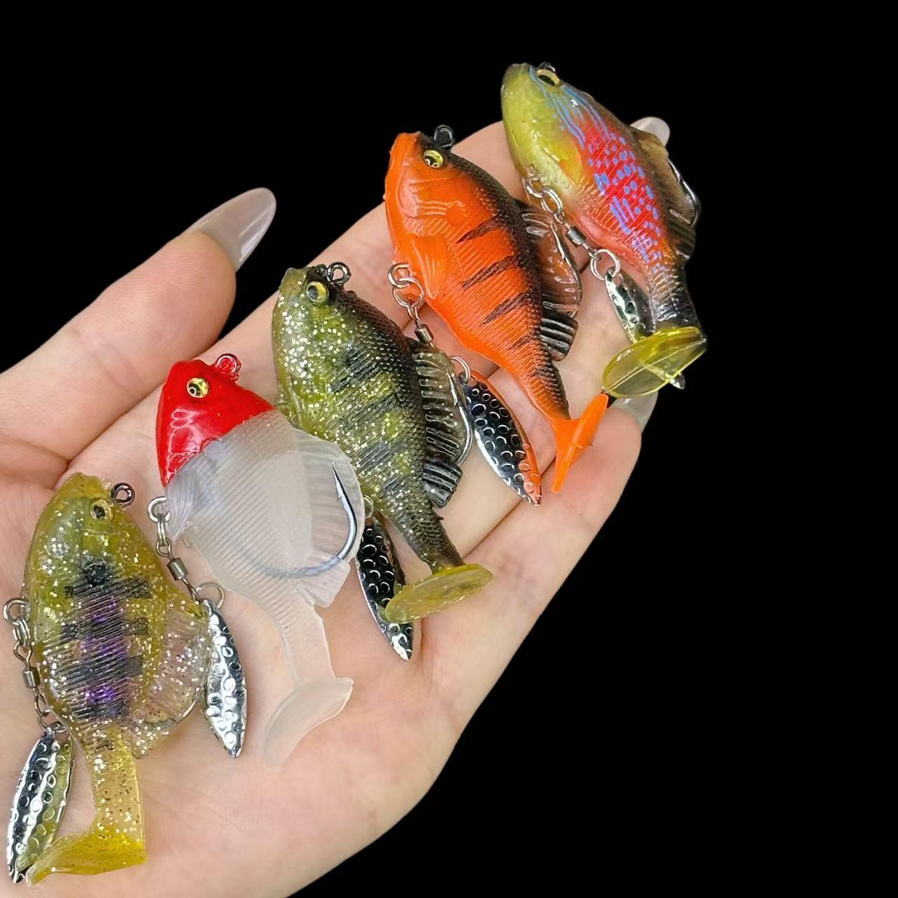6Pcs Soft Fishing Lures Pre-Ri - Fishing Hook Weedless review and price